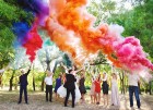 Цветной дым для свадьбы в Бийске
